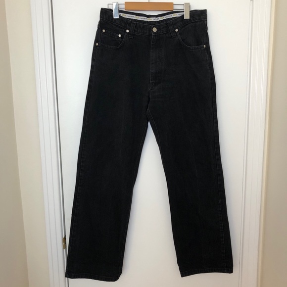 *SOLD* Lacoste Black Straight Leg Jeans - Picture 6 of 8
